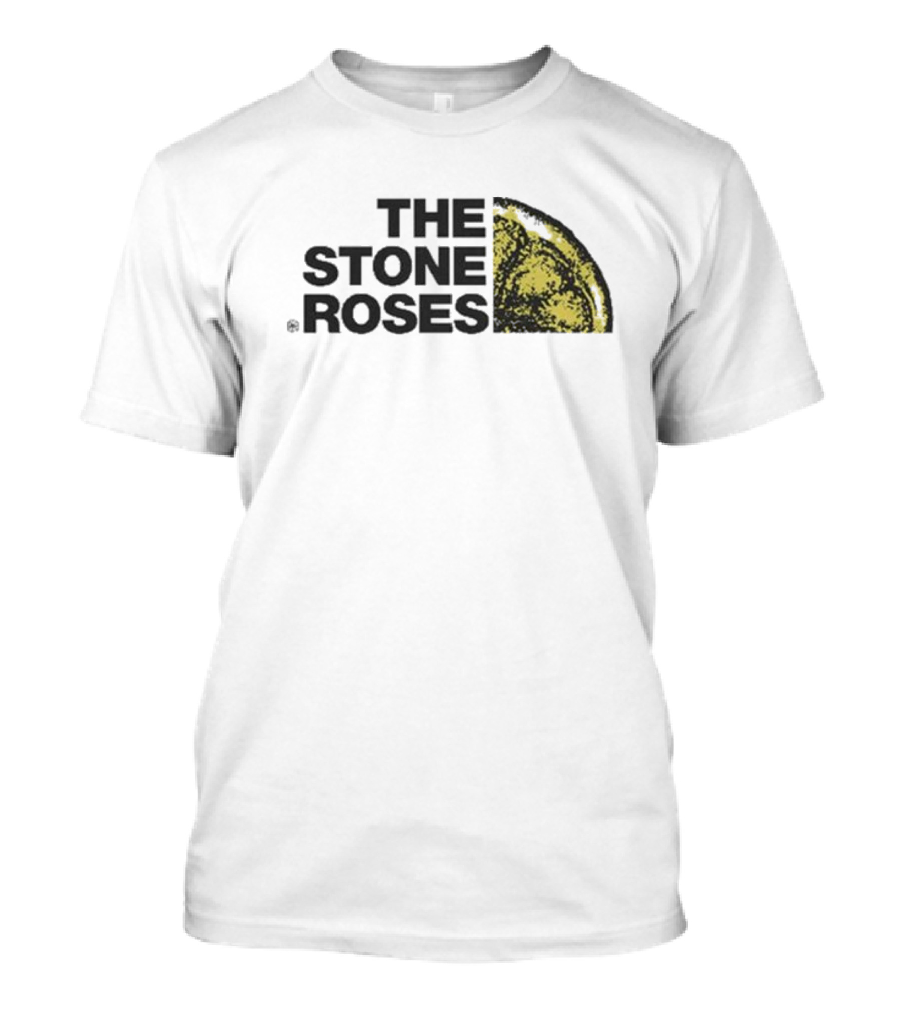 The Stone Roses Orange Slice 2024 Band Logo Yellow Lemon Half T-Shirt