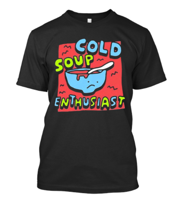 Zoe Bread Cold Soup Enthusiast Retro Gazpacho Vibes T-Shirt