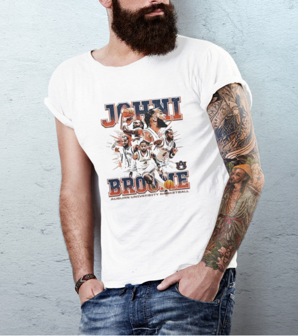 Johni Broome Auburn University Basketball T-Shirt