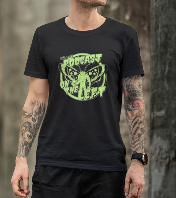 The Last Podcast On The Left Mothman Neon T-Shirt