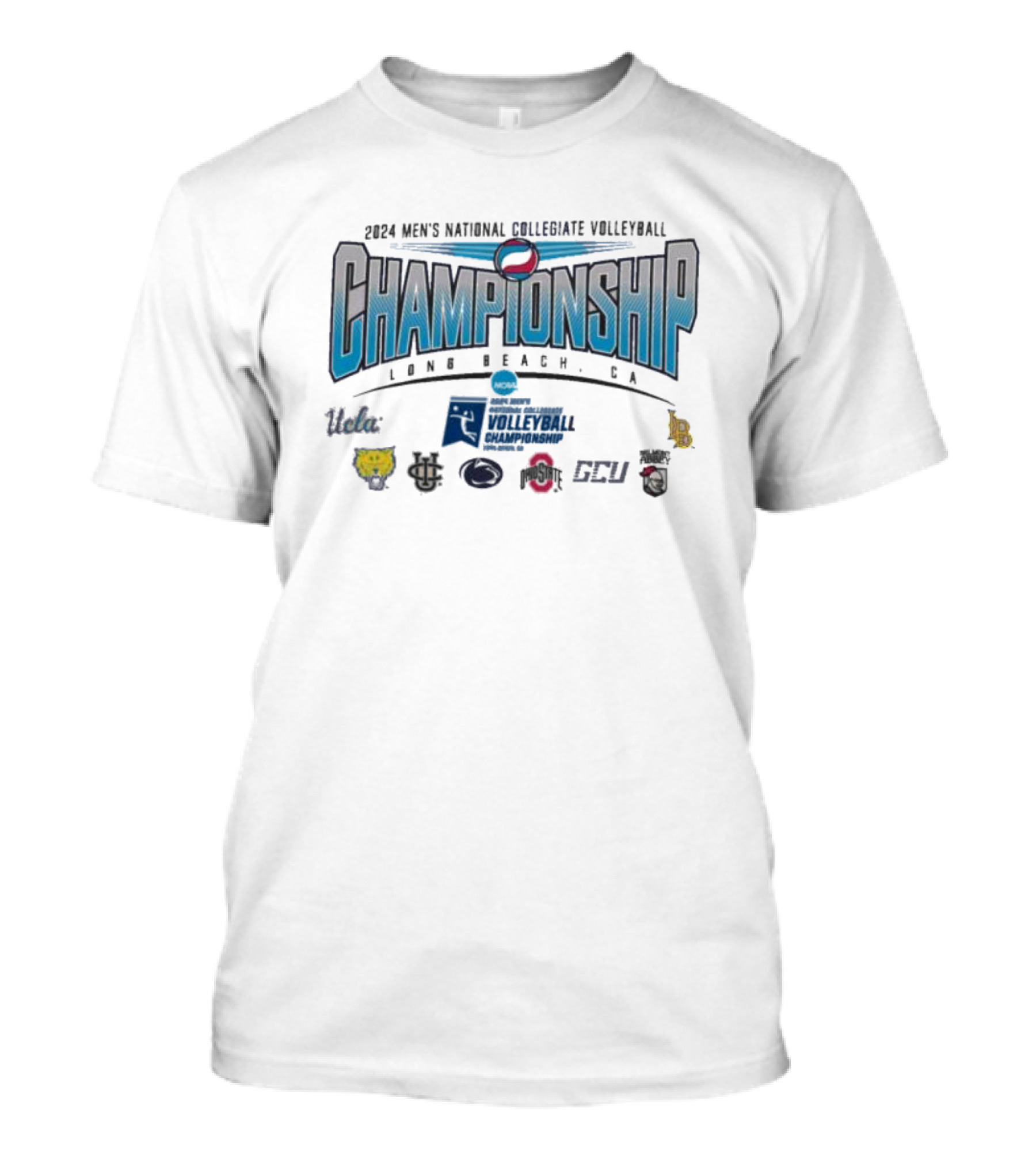 Championship NCAA Volleyball 2024 Men’s National Collegiate 8 Team T-Shirt