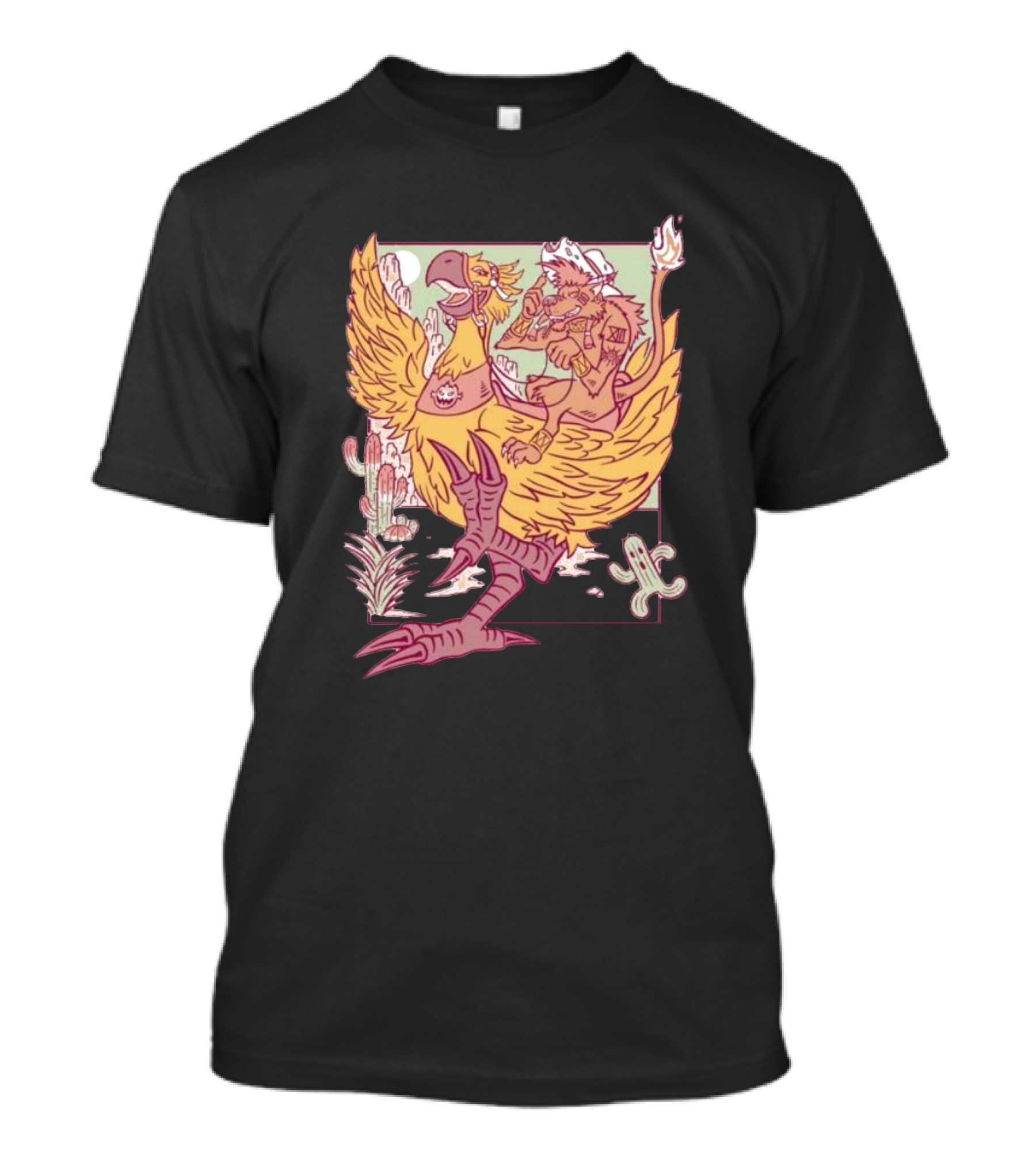Canyon Rider Wolf And Chicken Desert Adventure The Yetee T-Shirt