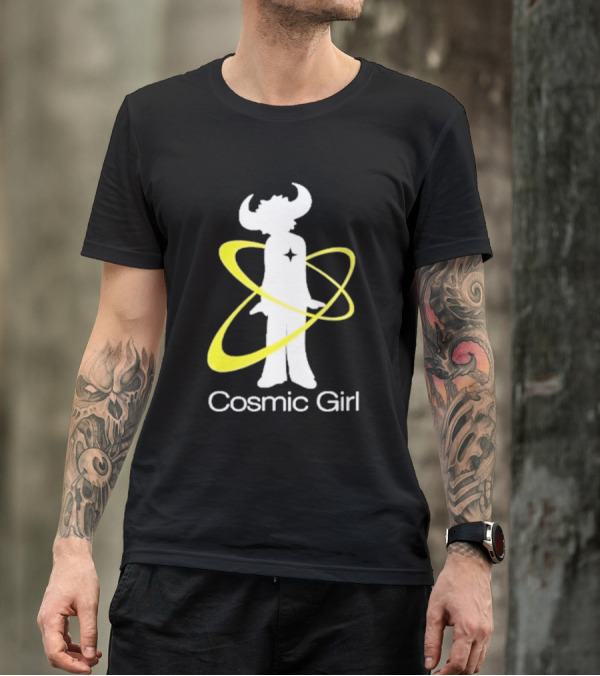 Jamiroquai Cosmic Girl Buffalo Yellow Swirl T-Shirt