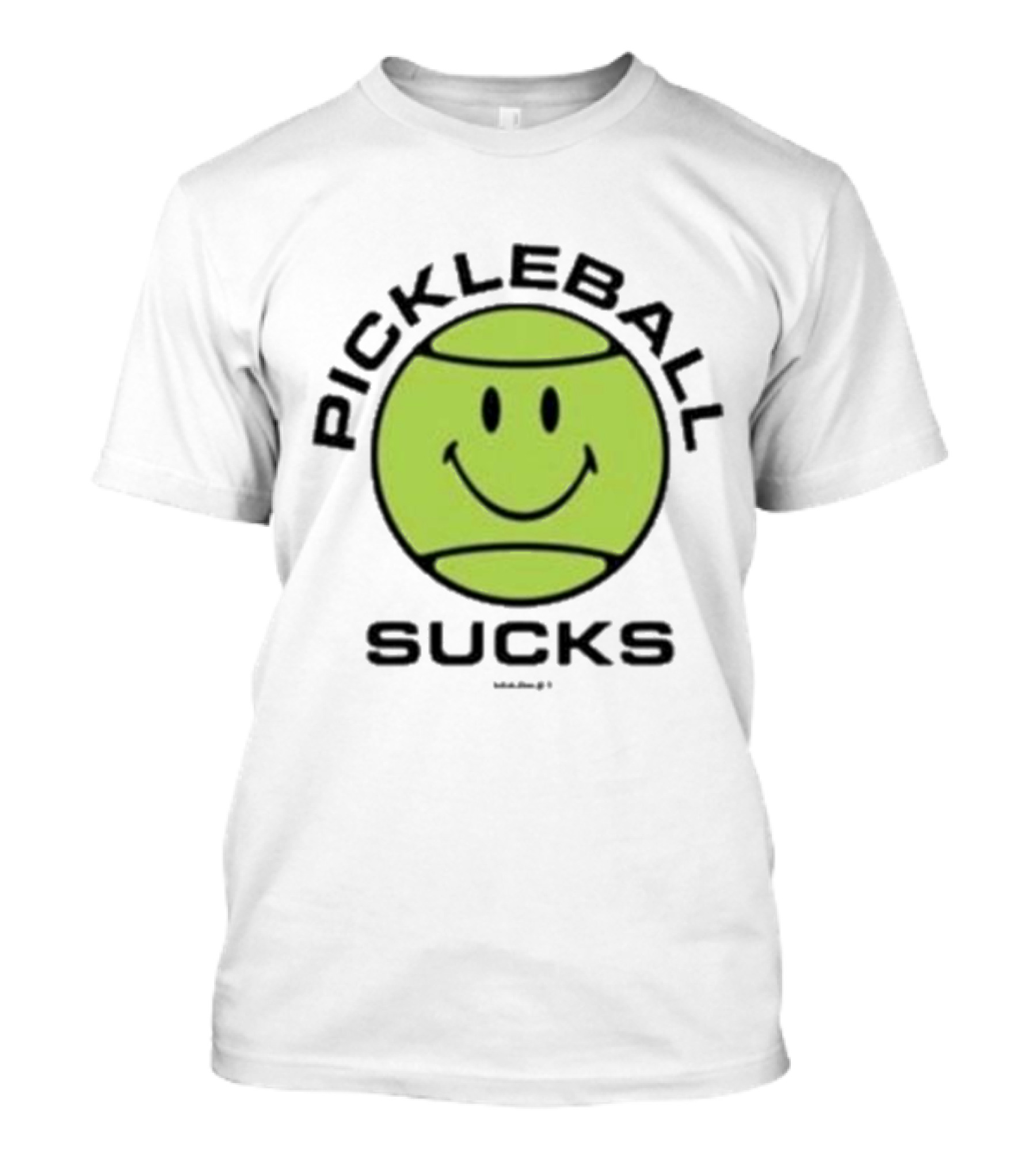 Smiley Face Pickleball Sucks T-Shirt