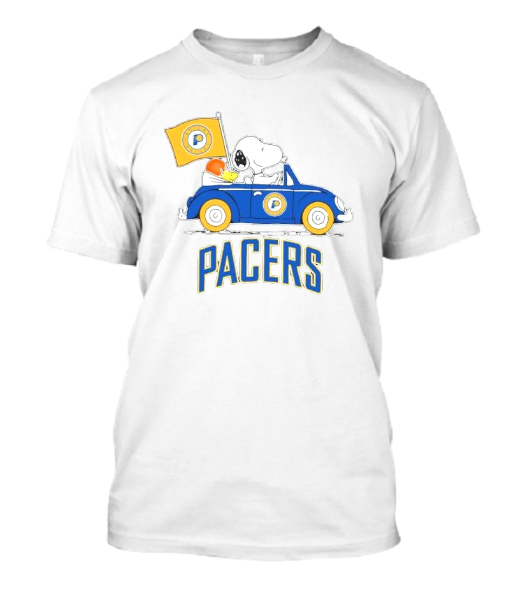 Snoopy And Woodstock Driving Pacers Car 2024 Season T-Shirt