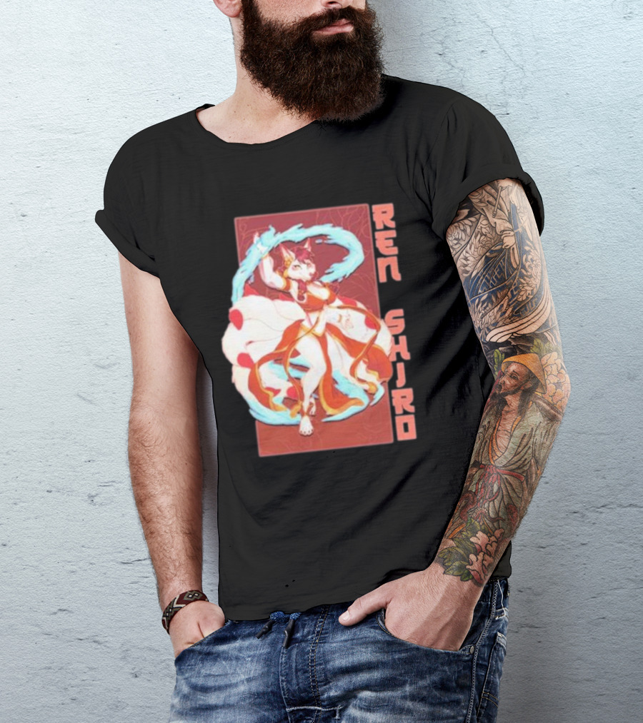 Ren Shiro Nine-Tailed Fox Spirit Wielder T-Shirt