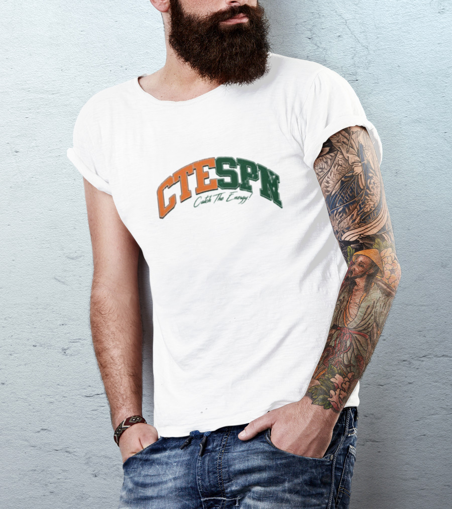 CTESPN Catch The Energy Sports Enthusiast T-Shirt