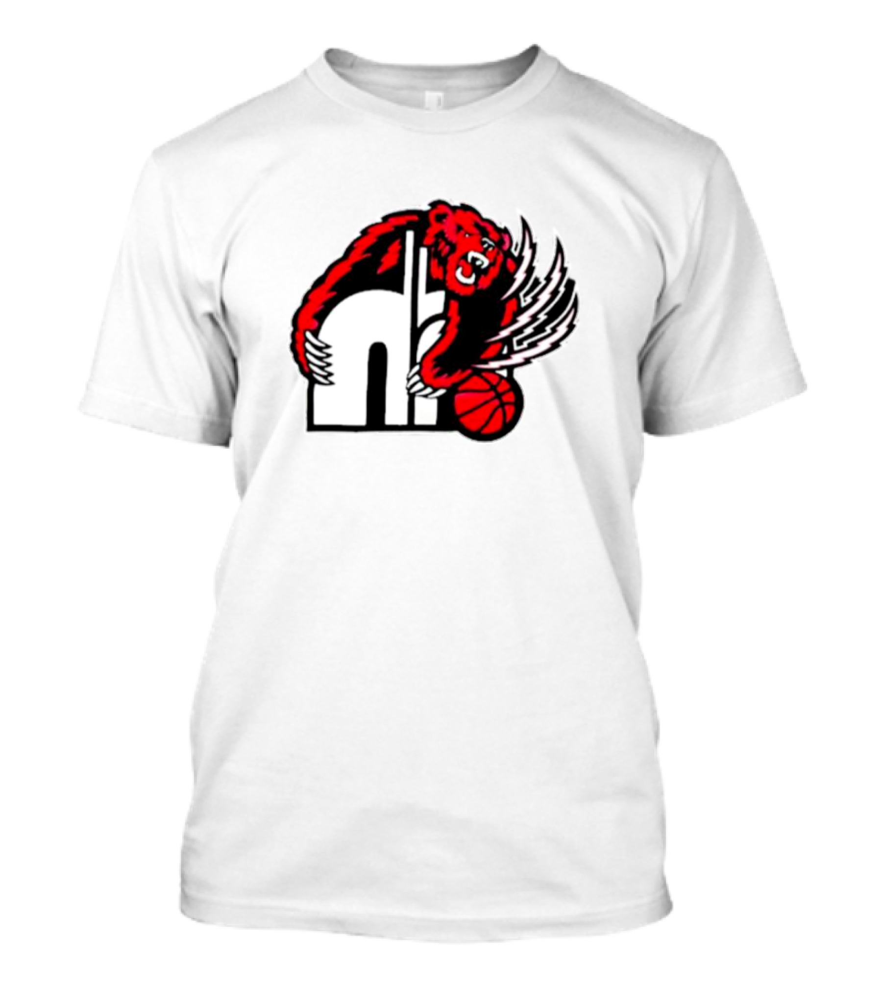 Memphis Hustle Basketball Bear Logo Konchar Hustle T-Shirt