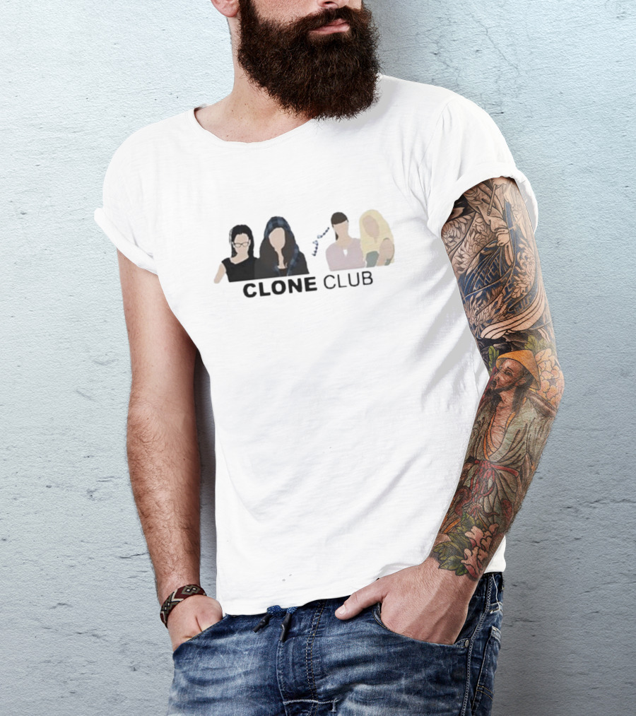 Orphan Black Clone Club Faces T-Shirt
