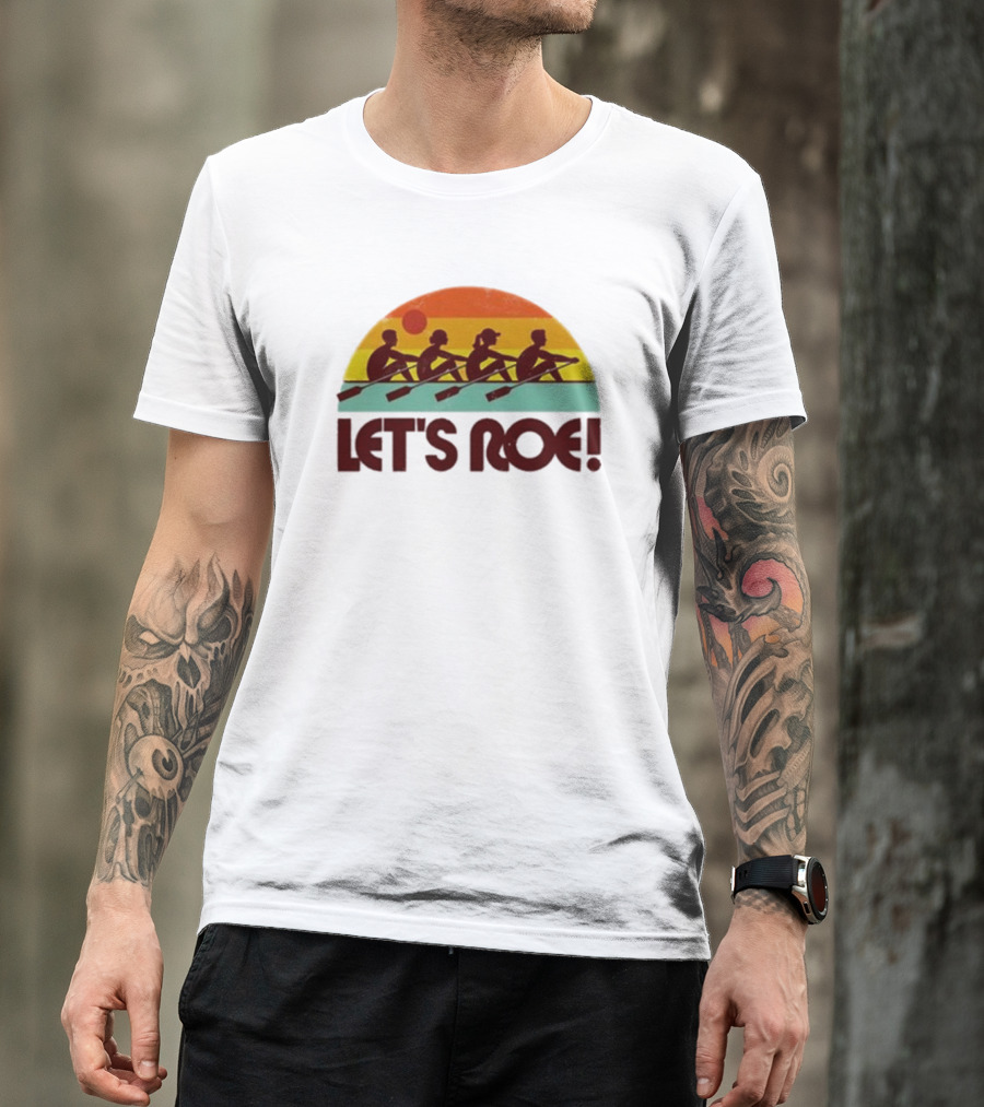 Let’s Roe Vintage Rowing Team Sunset T-Shirt