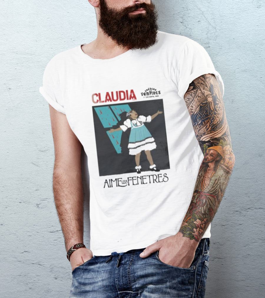 CLAUDIA Aime Les Fenêtres Chroniques Des Vampires T-Shirt