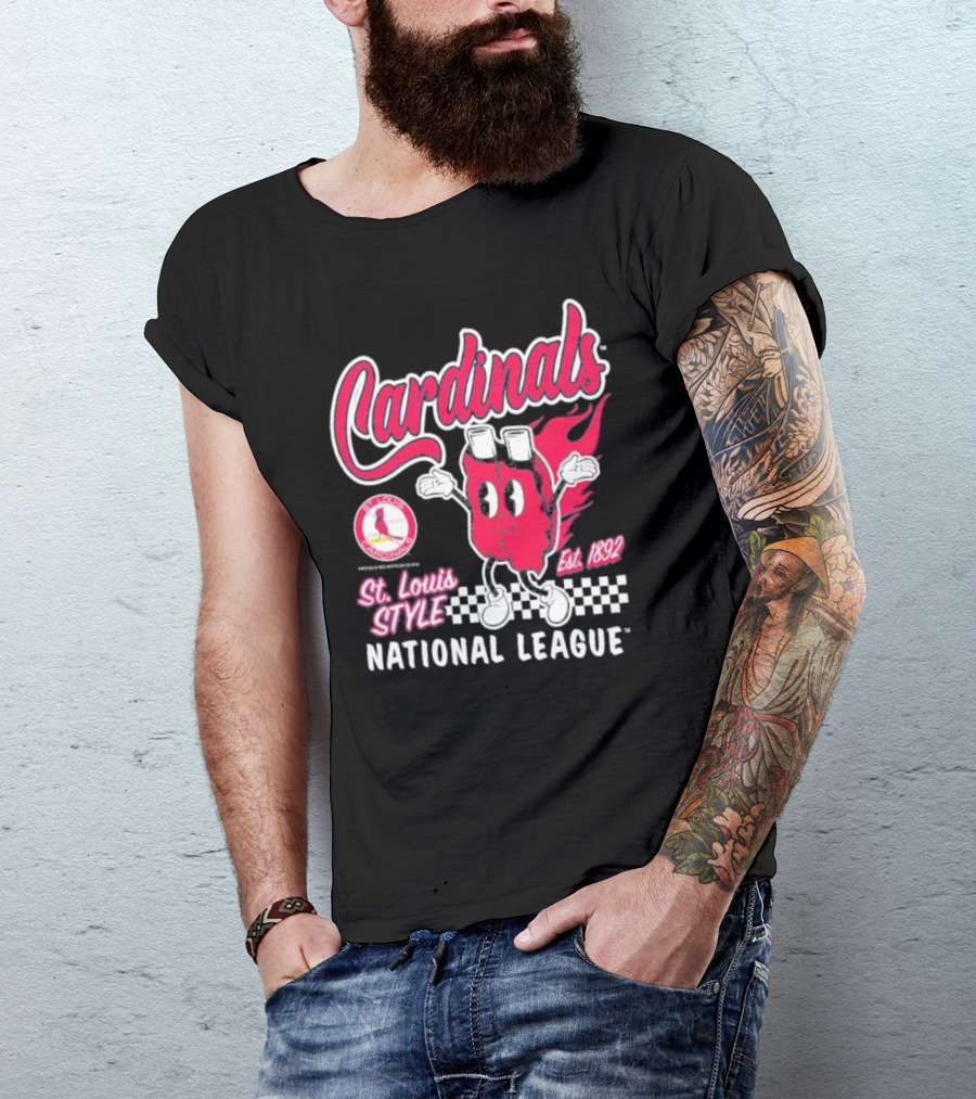 Cardinals St. Louis Style National League Est. 1892 T-Shirt