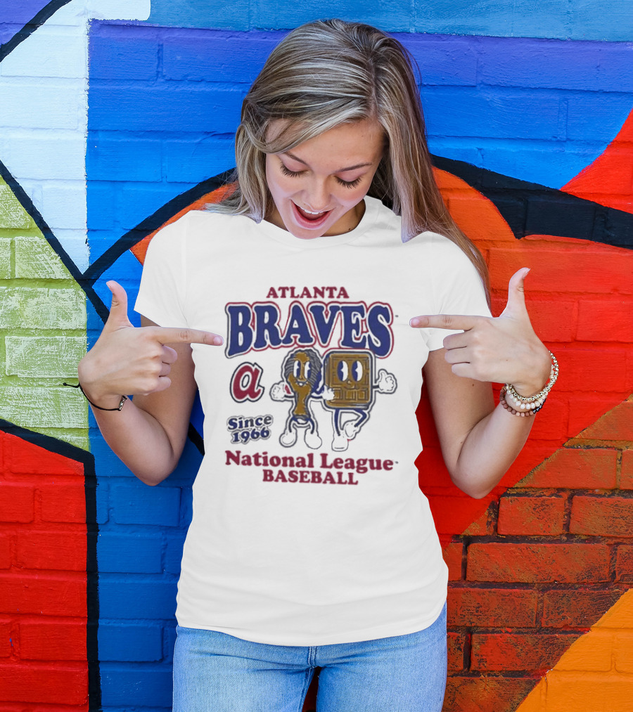 Atlanta Braves Cooperstown Collection Since 1966 National League Baseball T-Shirt