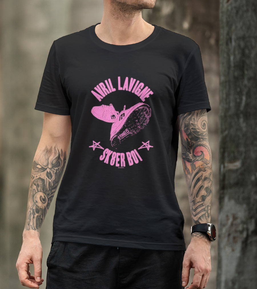 AVRIL LAVIGNE SK8ER BOI ETNIES STAR T-Shirt