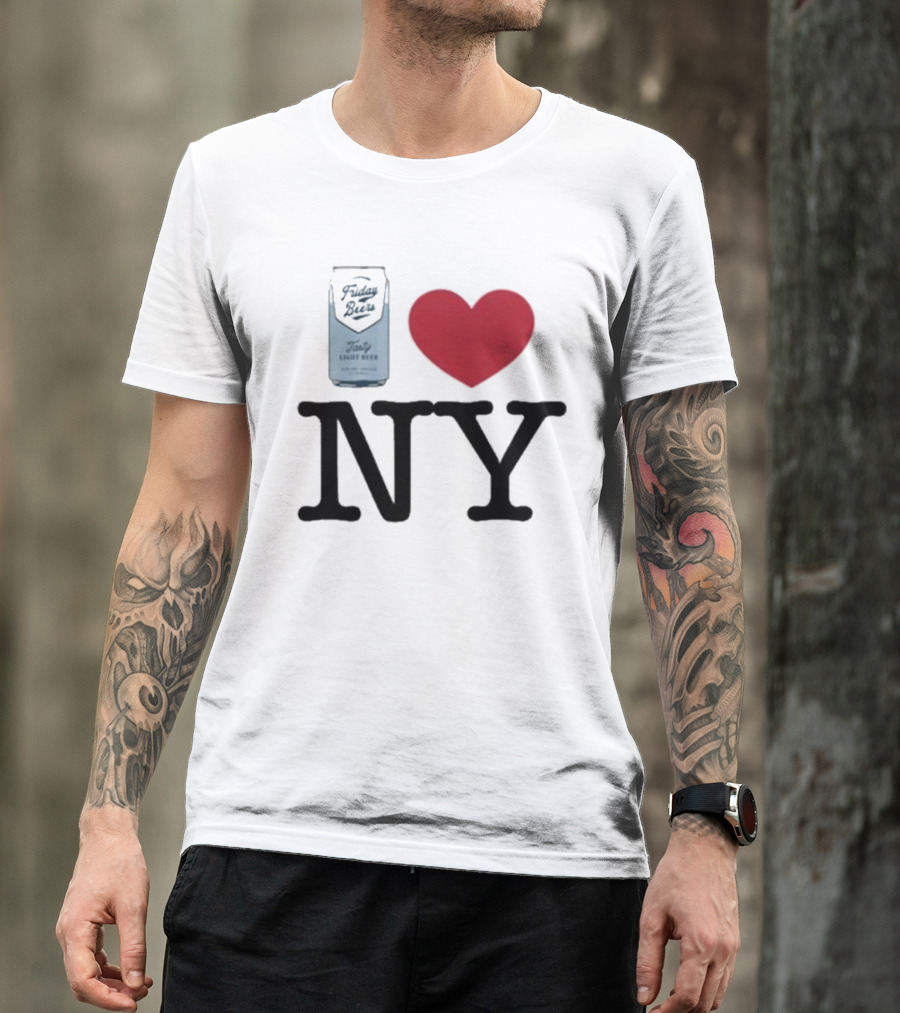 Friday Beers I Love NY T-Shirt