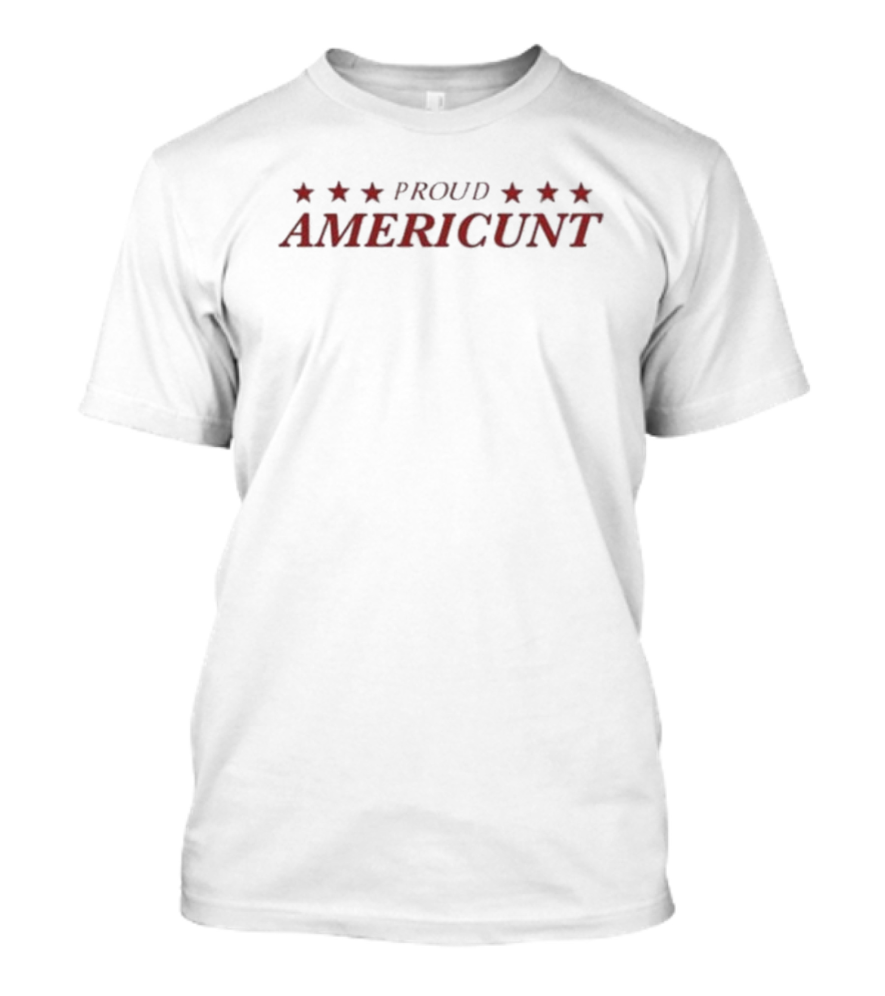 Proud Americunt Honeysuckle Drive With Stars T-Shirt