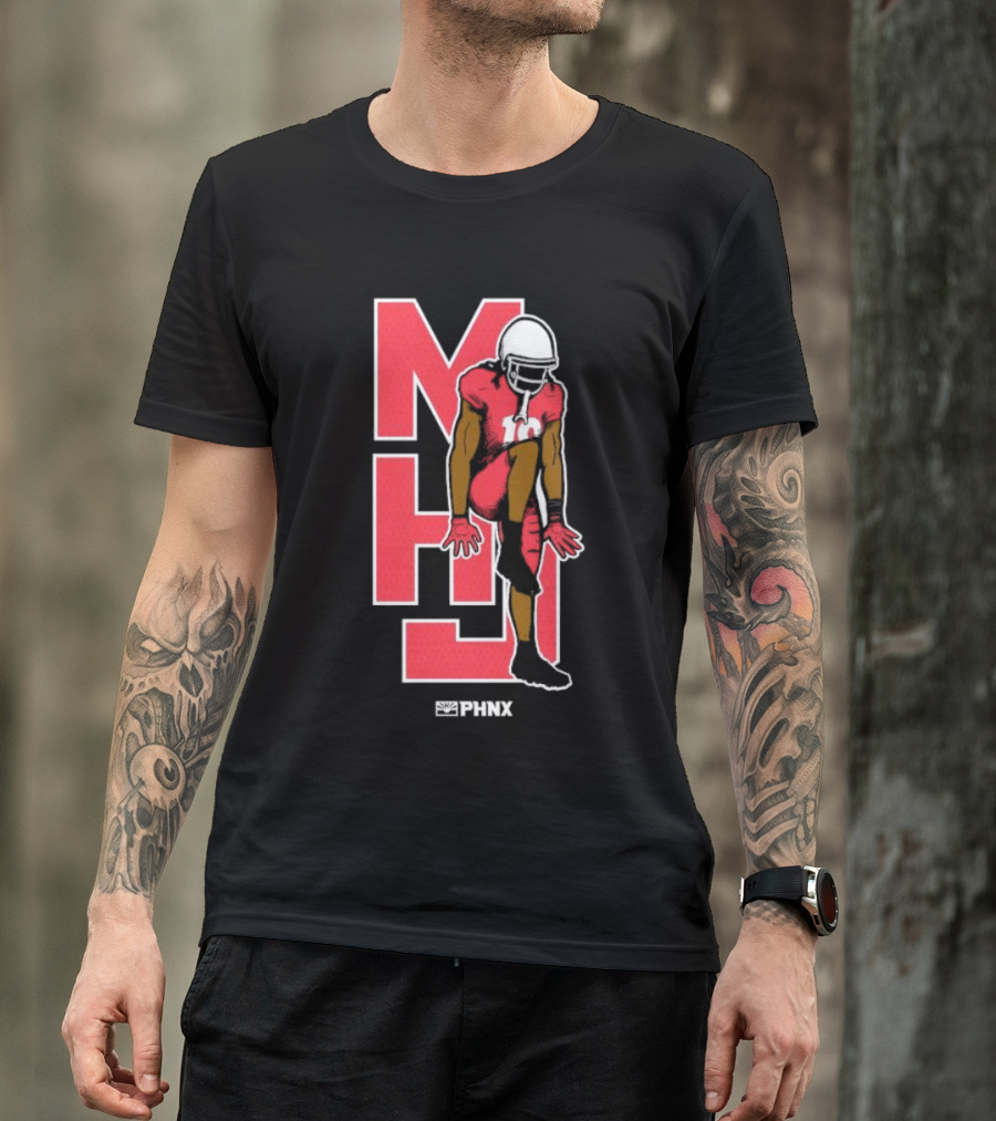 MHJ PHNX Cardinals Football Player Iconic Pose T-Shirt