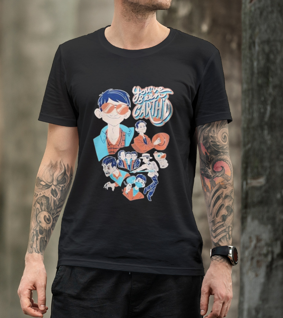 You’ve Been Garthed Blue Cartoon Character Collection T-Shirt