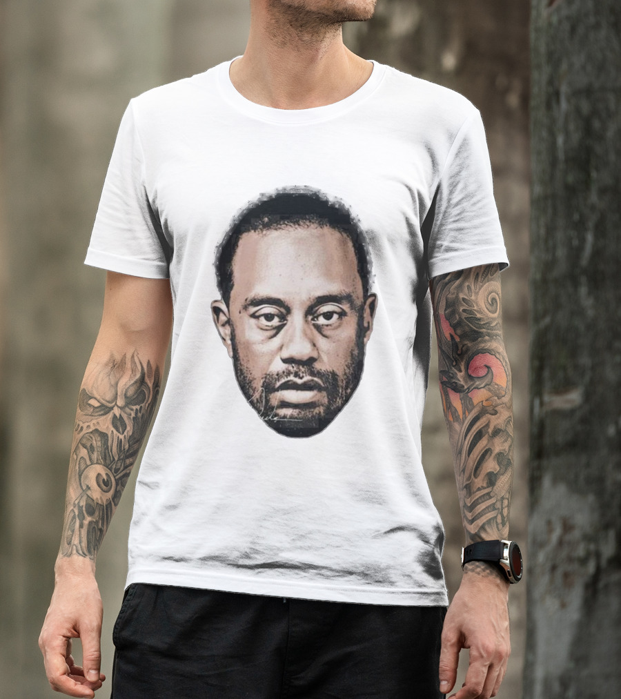 Tiger Woods Face Shot T-Shirt