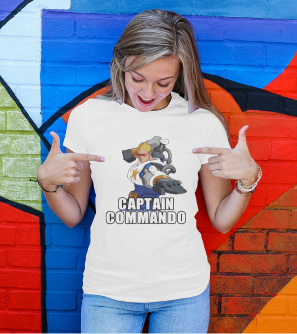 Captain Commando Vintage Character T-Shirt