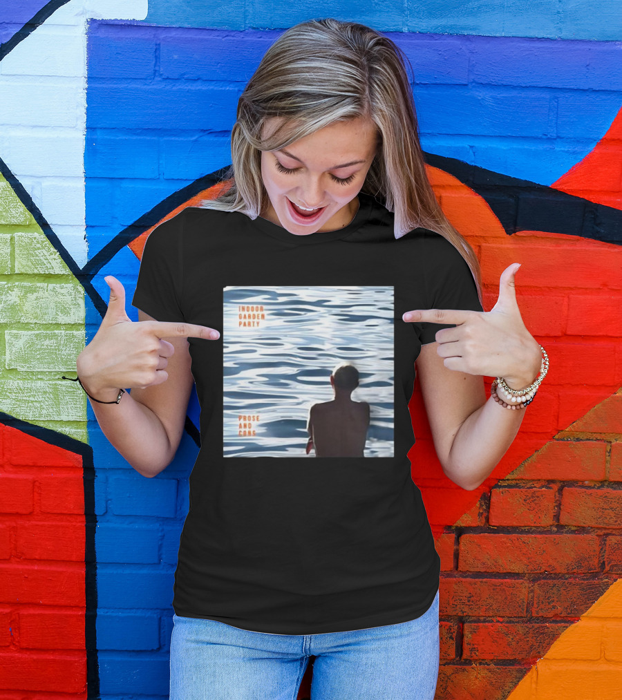 Indoor Garden Party Prose And Cons Album Art Water Reflection Scene T-Shirt
