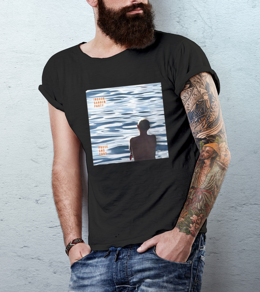 Indoor Garden Party Prose And Cons Album Art Water Reflection Scene T-Shirt