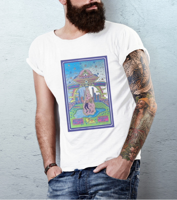 Karina Rykman May 18 2024 UFO Skyline Racket NYC T-Shirt