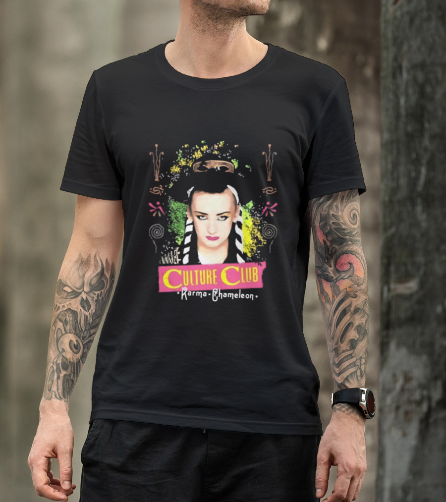 Culture Club Karma Chameleon Boy George T-Shirt