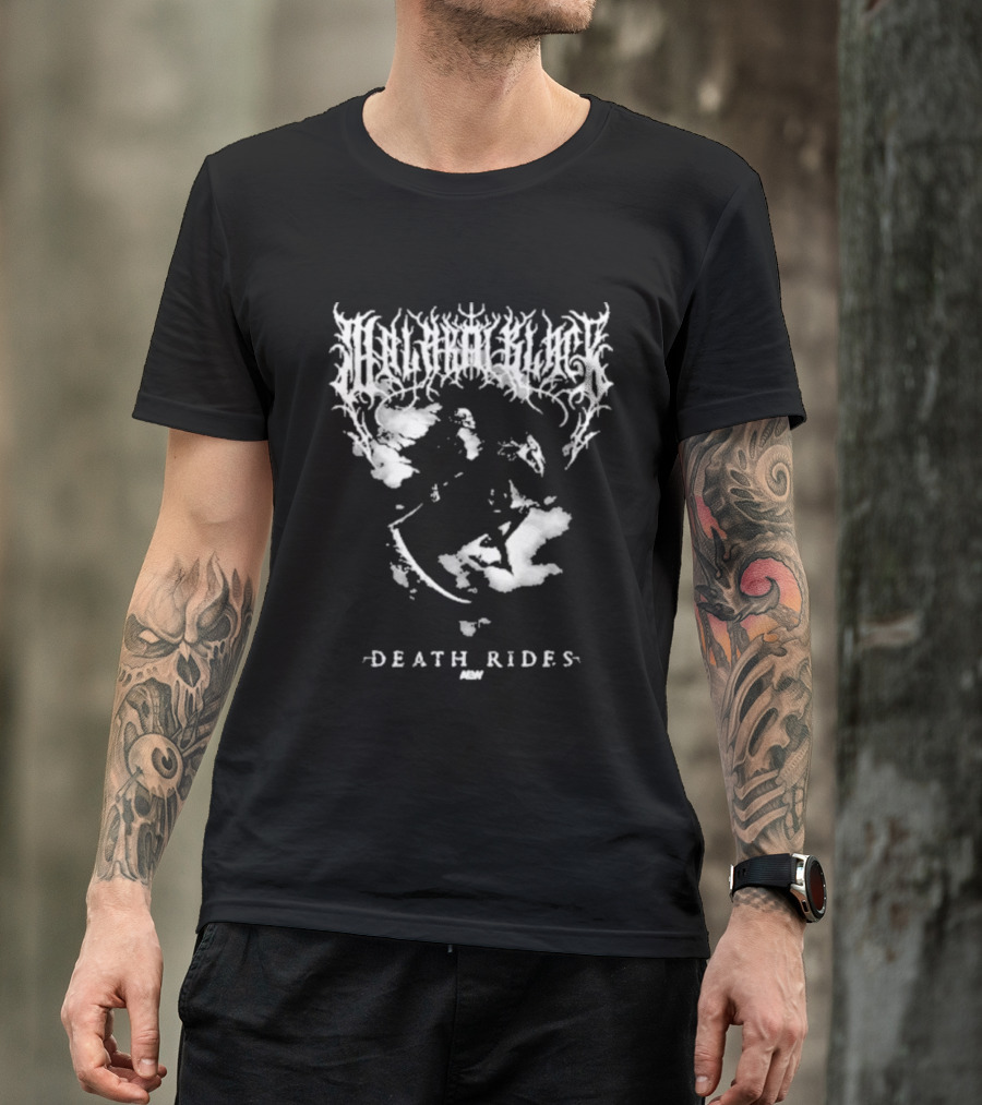 Malakai Black Death Rides AEW T-Shirt