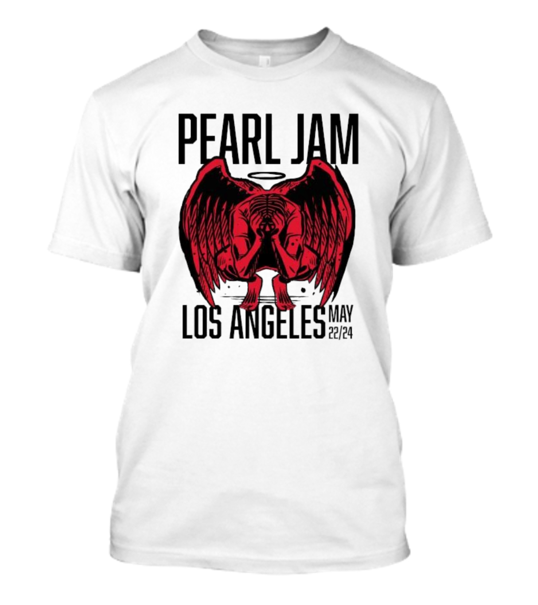Pearl Jam Los Angeles May 22 2024 Tour Angel T-Shirt