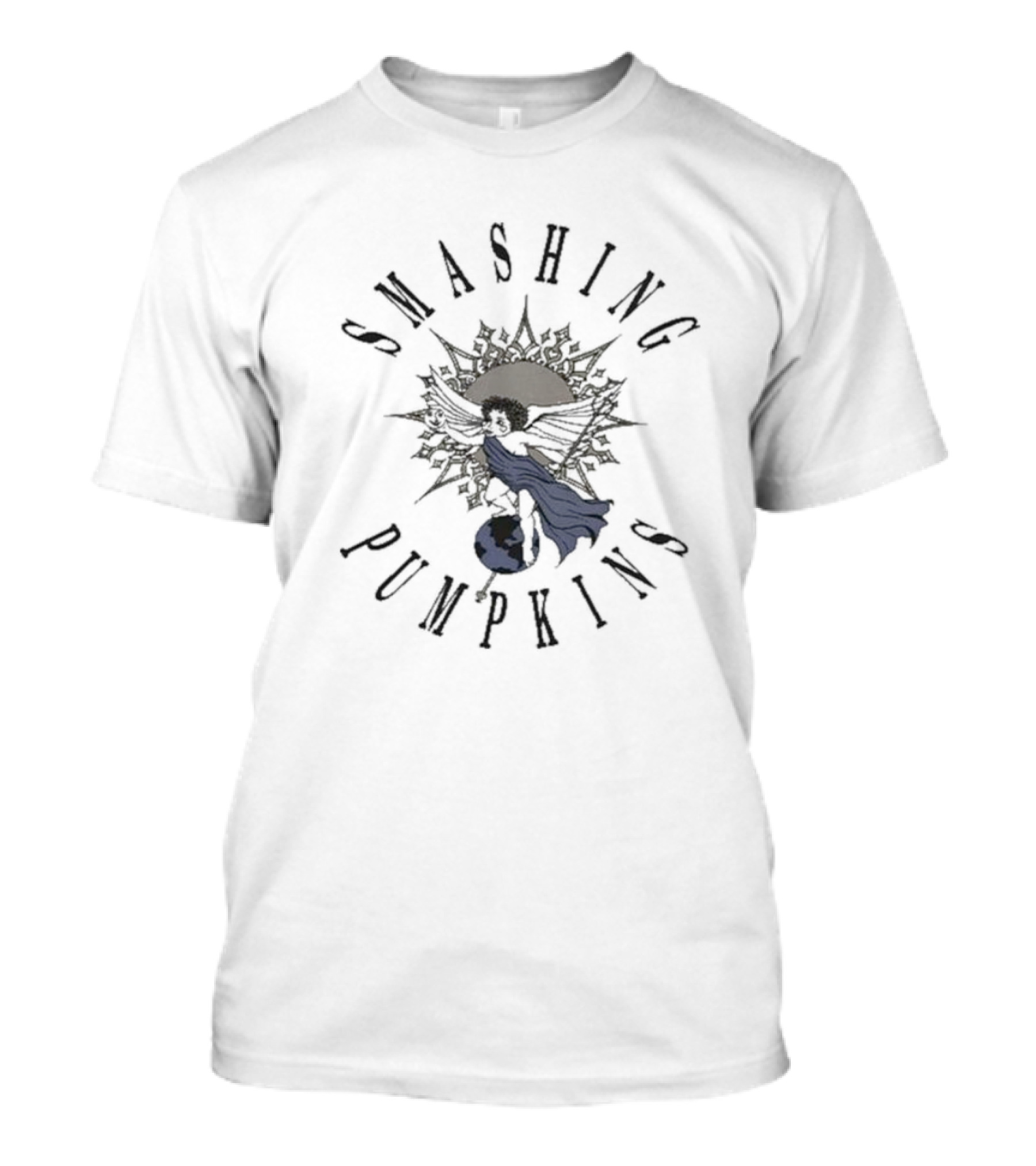 Smashing Pumpkins Angels Altitude Not Attitude 2024 Winged Figure Global T-Shirt