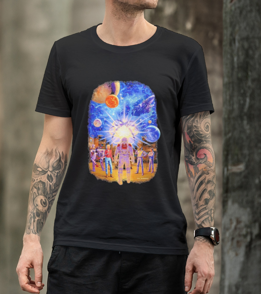 Starfield Secrets Astronaut Adventure Greg Hildebrandt Space Exploration Planets Universe T-Shirt