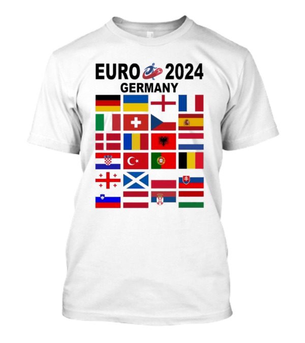 EURO 2024 Germany Flags Of Participating Nations T-Shirt