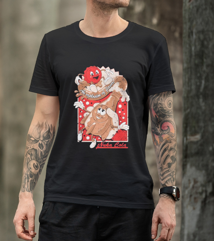 An Explosion Of Flavor Nuka Cola Vintage Ad T-Shirt