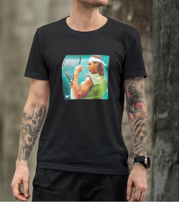 Rafael Nadal Iconic Tennis Celebration Roland Garros T-Shirt