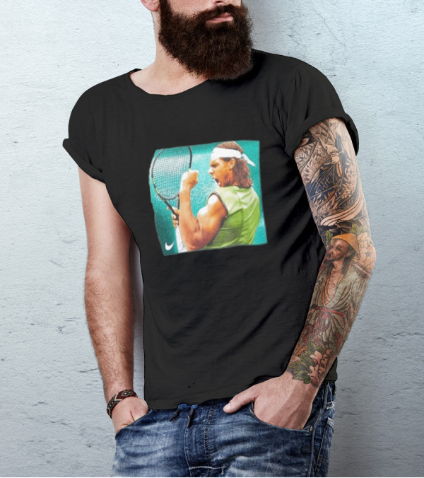 Rafael Nadal Iconic Tennis Celebration Roland Garros T-Shirt