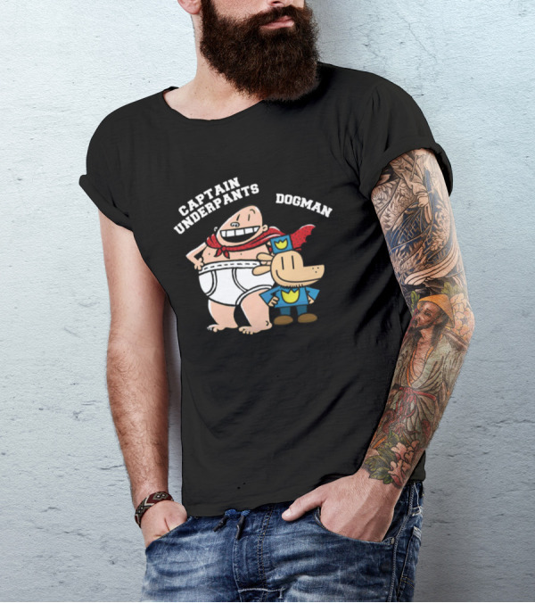 Captain Underpants And Dogman Fun Characters Duo T-Shirt