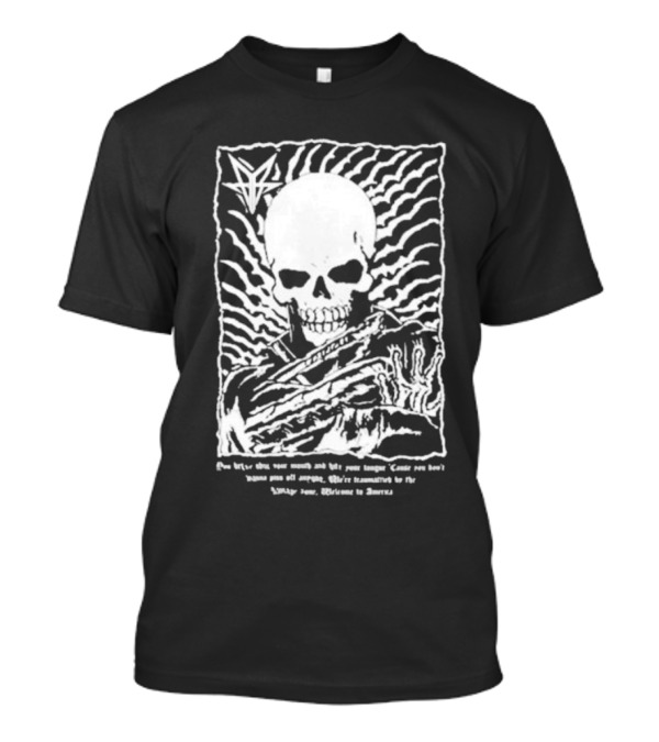 Falling In Reverse Weird Comic Skull Welcome To America T-Shirt