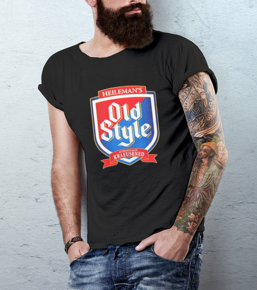 Heileman's Old Style Authentically Kraeusened Shield T-Shirt