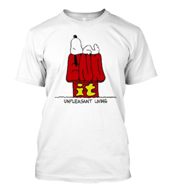 End It Unpleasant Living Pistachio Gallery Doghouse T-Shirt