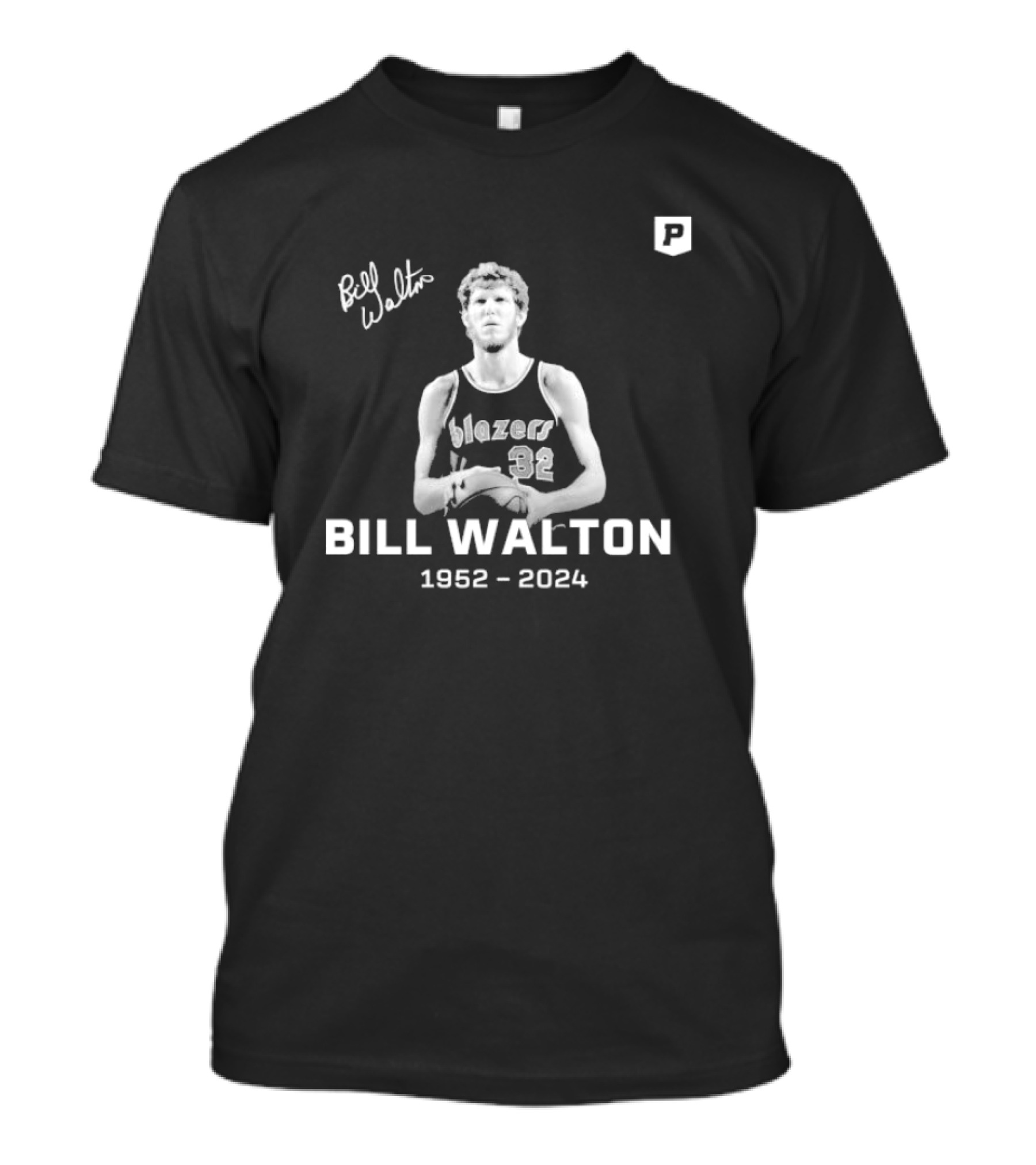 Bill Walton 1952-2024 Blazers T-Shirt