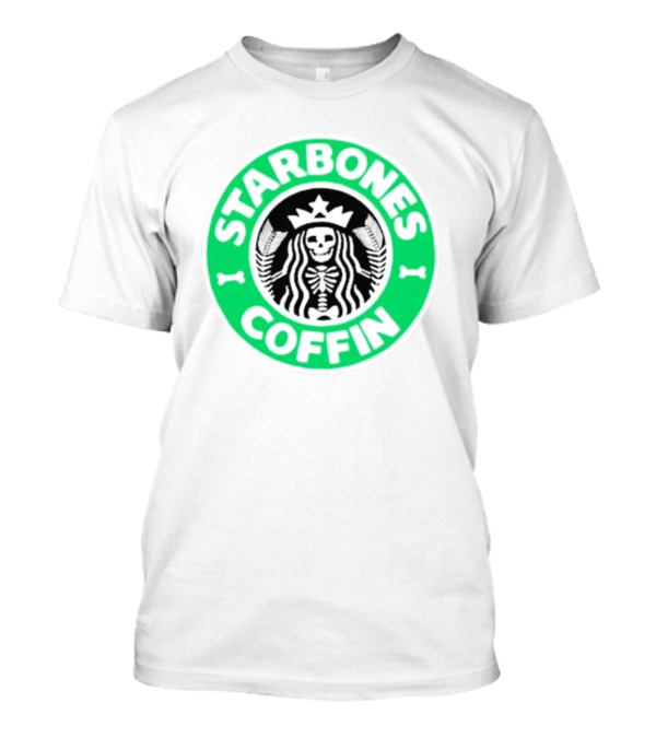 Starbones Coffin Skeleton Emblem T-Shirt