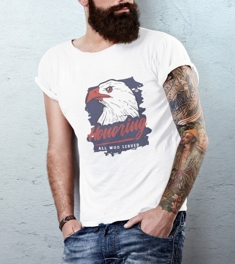 Honoring All Who Served Eagle T-Shirt
