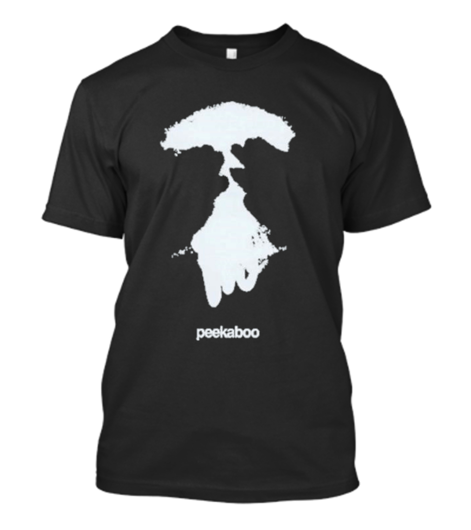 Peekaboo Eyes Wide Open Patch T-Shirt