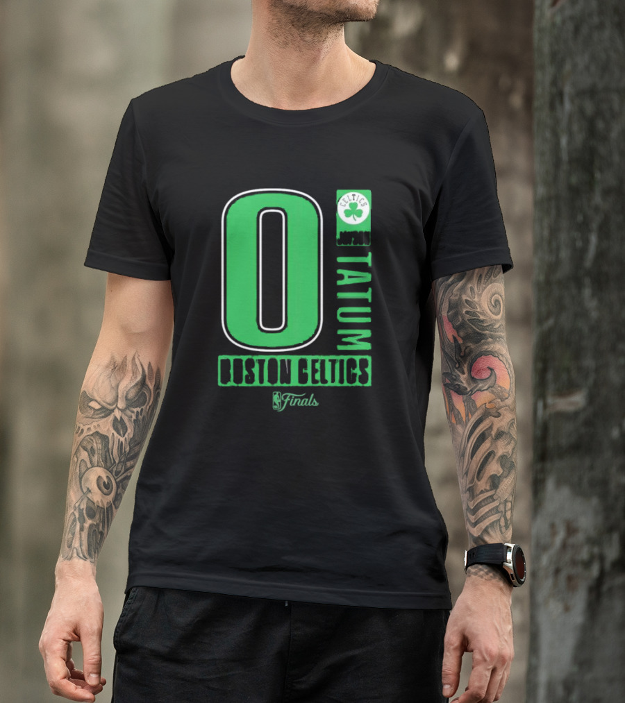 Jayson Tatum Boston Celtics Finals Number 0 NBA T-Shirt