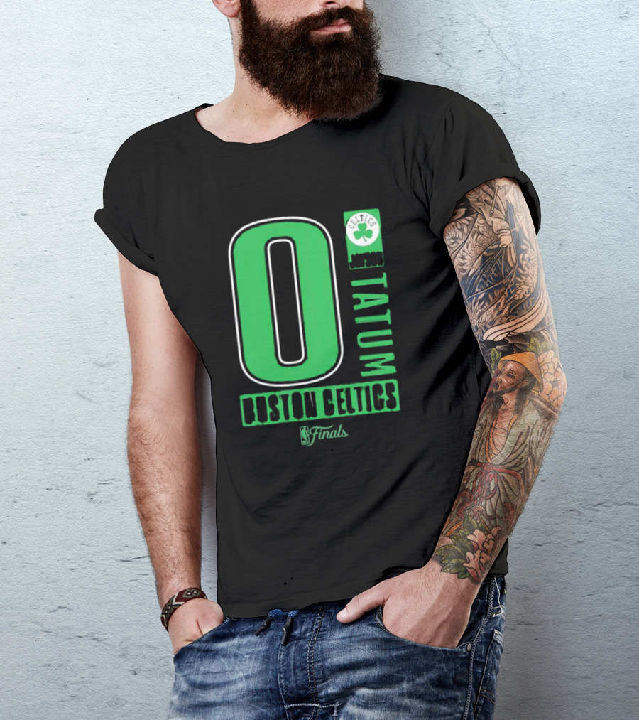 Jayson Tatum Boston Celtics Finals Number 0 NBA T-Shirt