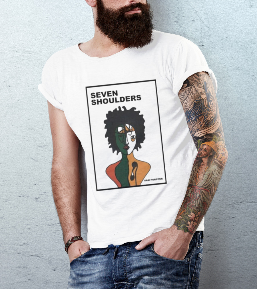 Seven Shoulders Sam Forster Afrocentric Abstract T-Shirt