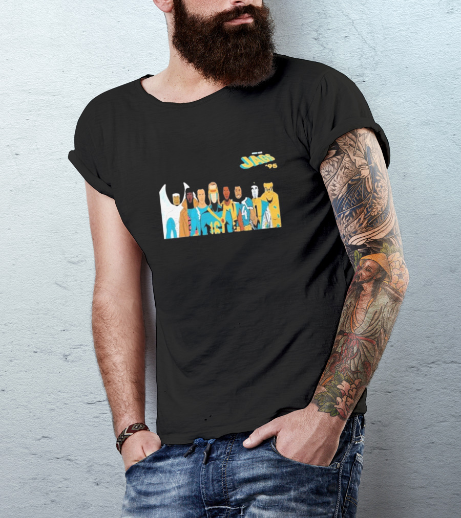 Jags '95 Jacksonville Jaguars 2024 Schedule T-Shirt