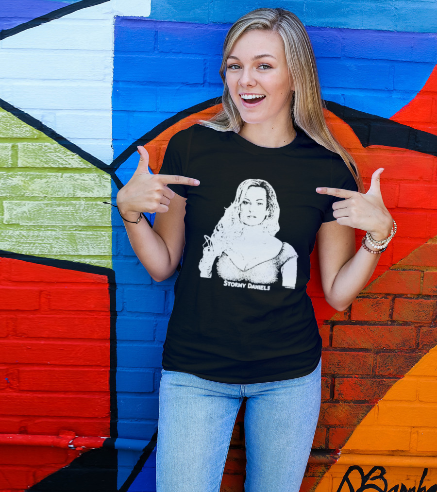 Stormy Daniels Monochrome T-Shirt