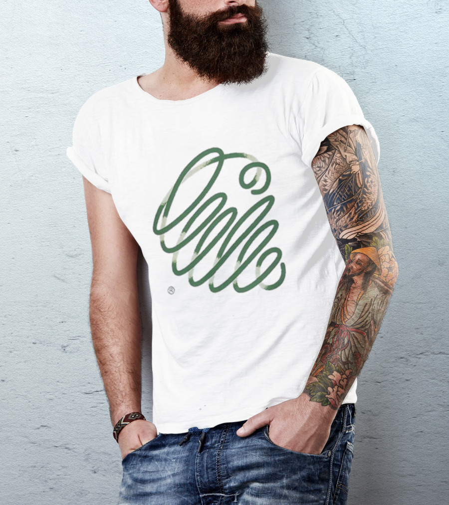 Carhartt Wip Noodle Spiral Abstract Green T-Shirt